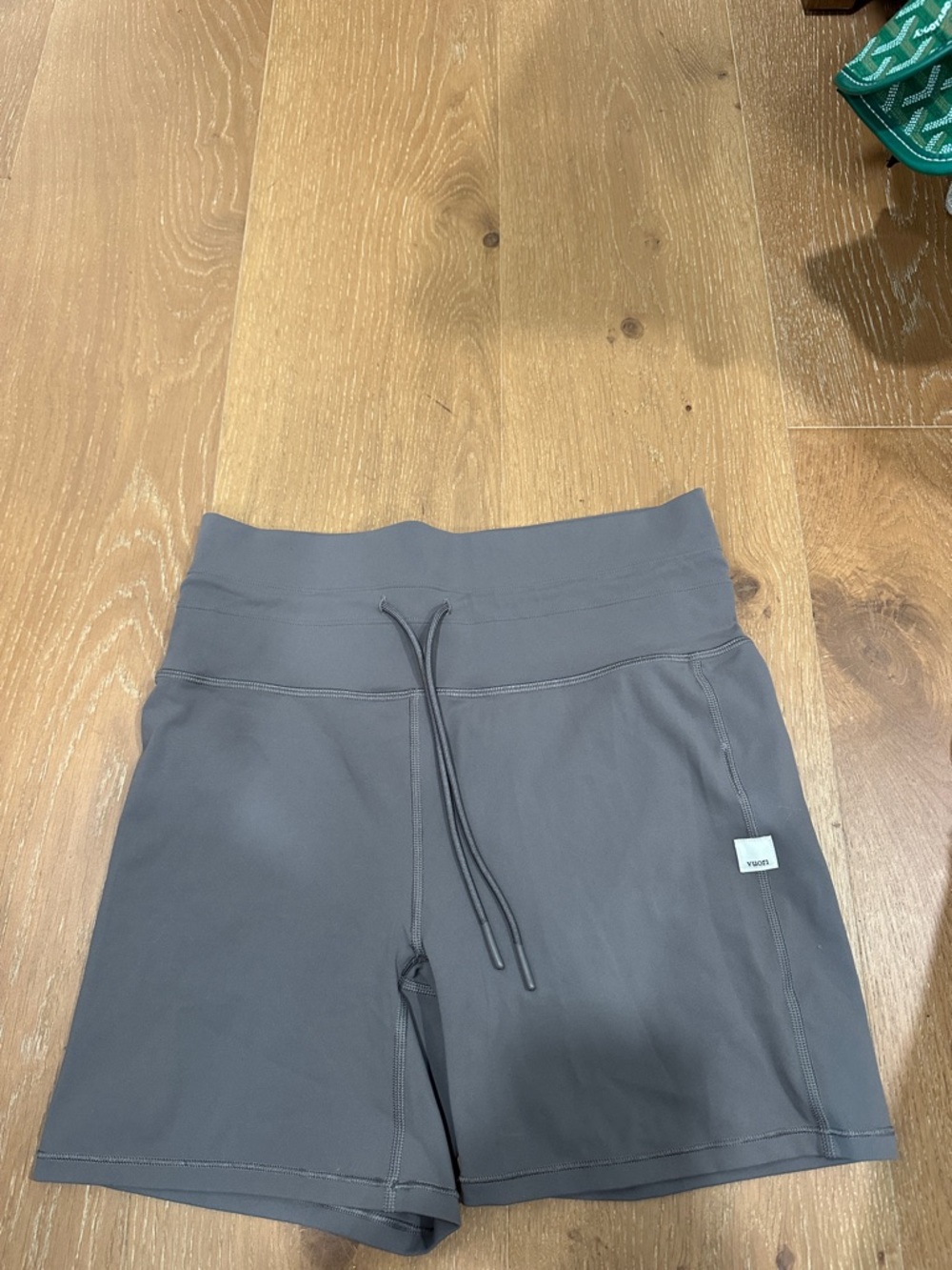 Gray Active Drawstring Shorts